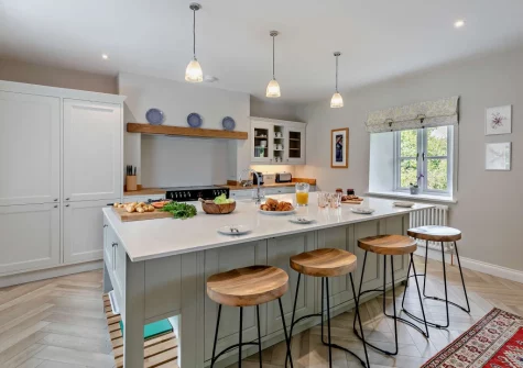 The kitchen at Treverran Stables, Fowey