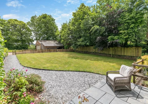 The garden at Treverran Stables, Fowey