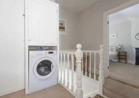 The first floor landing & utility area at Trevethen Cottage, Crantock