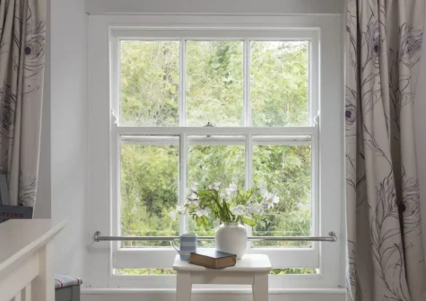 The first floor landing at Trevethen Cottage, Crantock
