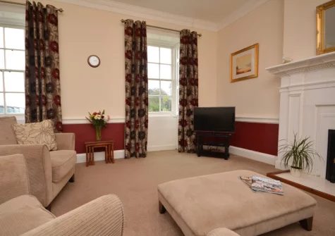The living room at Trevissick, Trenarren