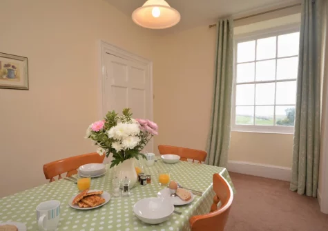 The dining room at Trevissick, Trenarren