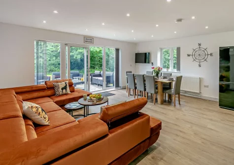 The living area at Trevone, Mawgan Porth