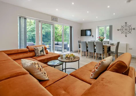 The living area at Trevone, Mawgan Porth