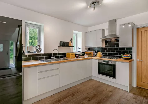 The kitchen at Trevone, Mawgan Porth
