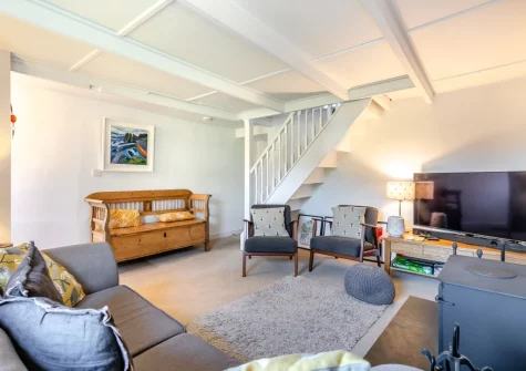 The living room at Trevow, Pendeen