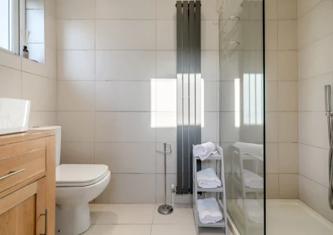 The shower room at Trevow, Pendeen