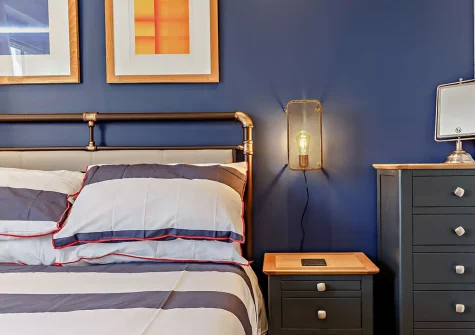 Bedroom #2 at Trewhiddle House, St Austell