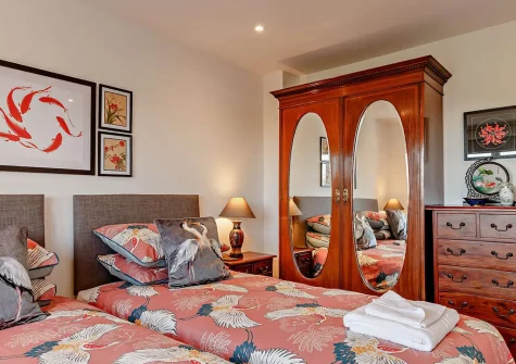 Bedroom #3 at Trewhiddle House, St Austell