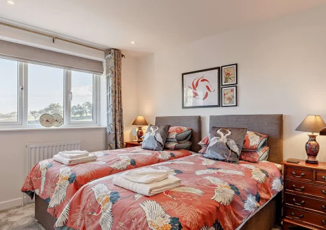 Bedroom #3 at Trewhiddle House, St Austell