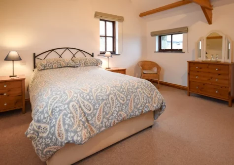 Bedroom #1 at Trewillis Farm Rose Barn, Coverack