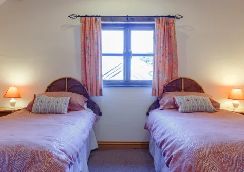 Bedroom #2 at Trewillis Farm Rose Barn, Coverack