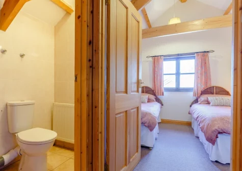 Bedroom #2 at Trewillis Farm Rose Barn, Coverack