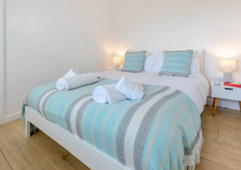 Bedroom #1 at Trewollas Beach Cottage, Sennen
