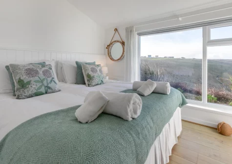 Bedroom #2 at Trewollas Beach Cottage, Sennen