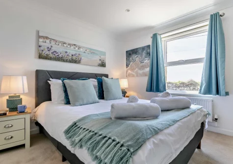 Bedroom #1 at Tripolitania, Porthleven