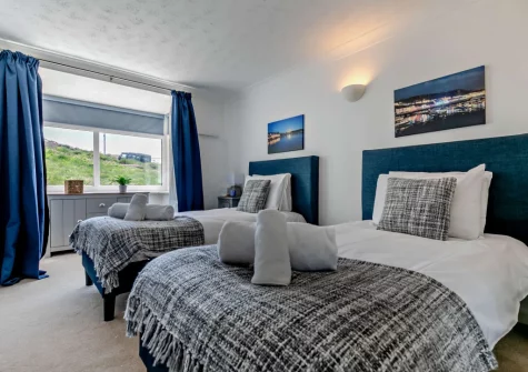 Bedroom #4 at Tripolitania, Porthleven