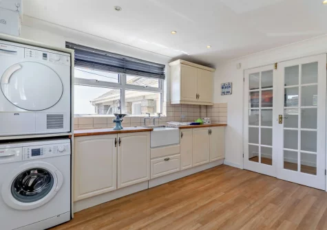 The utility room at Tripolitania, Porthleven