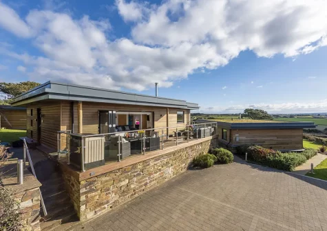 Triskel is a luxurious lodge, located in an area of outstanding natural beauty, offering superb countryside views
