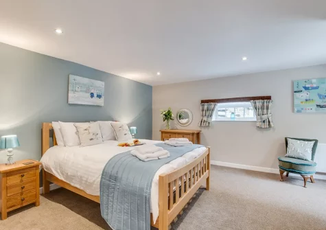 Bedroom #1 at Troutstream, St Breward