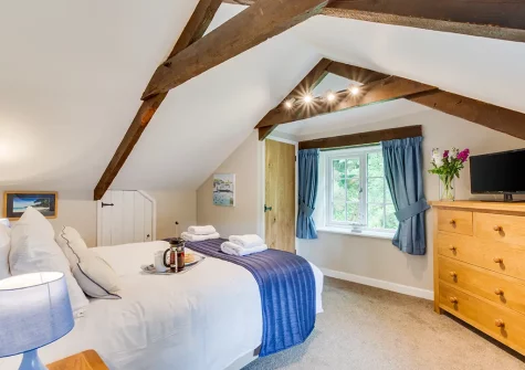 Bedroom #2 at Troutstream, St Breward