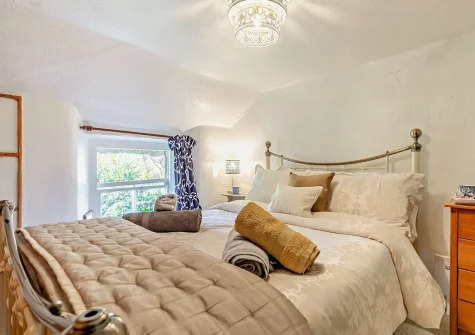 Bedroom #1 at Tuckaway Thatch, Mithian