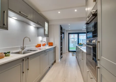 The kitchen at Turnstone Cottage, Padstow