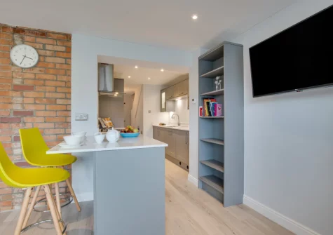 The kitchen at Turnstone Cottage, Padstow