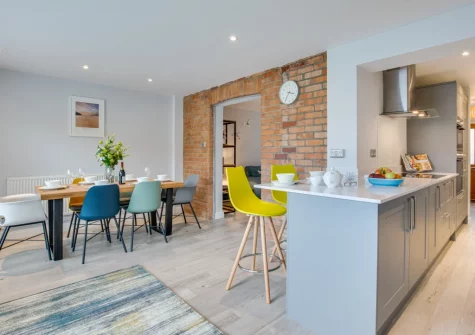 The kitchen & dining area at Turnstone Cottage, Padstow
