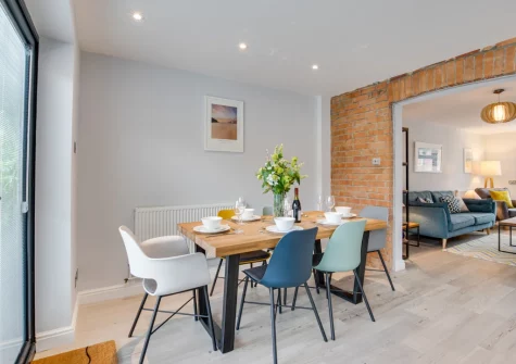 The dining area at Turnstone Cottage, Padstow