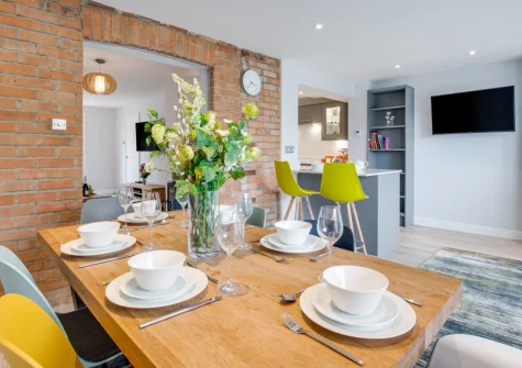The dining area at Turnstone Cottage, Padstow
