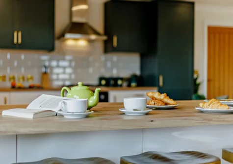 The kitchen at Twinkle Cottage, Westward Ho!