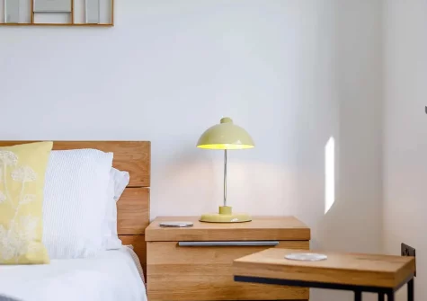 Bedroom #1 at Two Bees Barn, Bridgerule