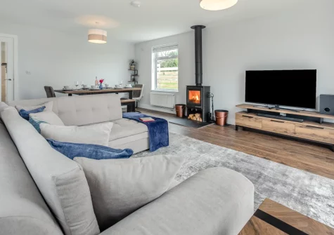 The living area at Two-Ways, Praa Sands