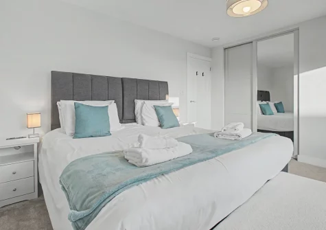 Bedroom #1 at Two-Ways, Praa Sands