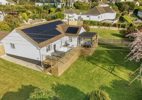 Two-Ways is a stylish bungalow in the charming village of Praa Sands on Cornwall's south coast