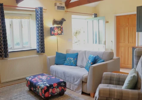 The living area at Two Whitawoo, St Eval