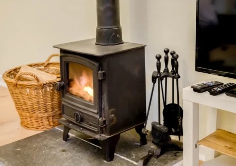 The living area at Two Whitawoo, St Eval