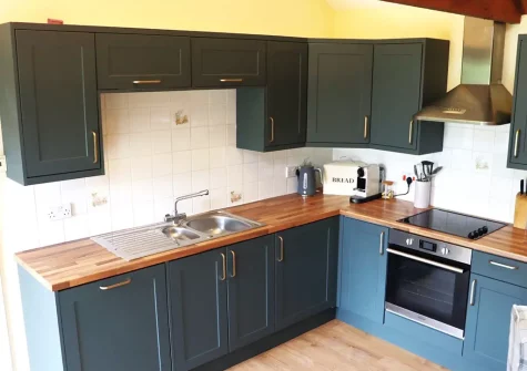 The kitchen at Two Whitawoo, St Eval