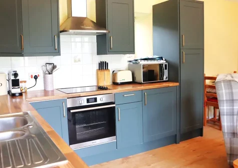 The kitchen at Two Whitawoo, St Eval