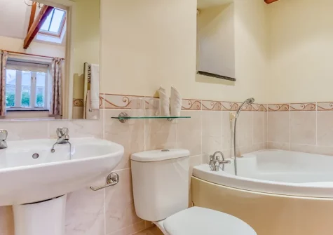 The bathroom at Two Whitawoo, St Eval