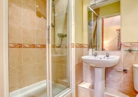 The bathroom at Two Whitawoo, St Eval