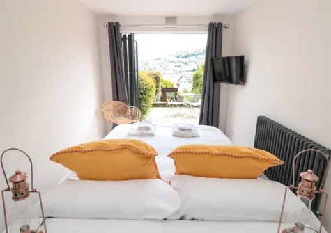 Bedroom #3 at Ty'r Ddraig, Dartmouth