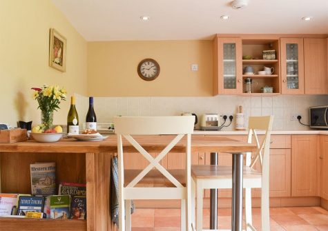 The dining area at Umber House, Harbourneford