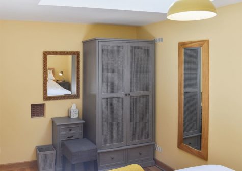 The bedroom at Umber House, Harbourneford