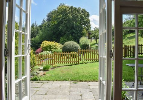 The garden at Umber House, Harbourneford