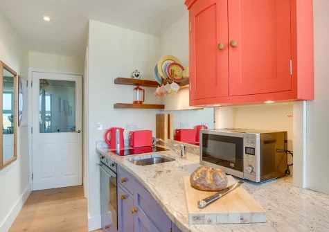 The kitchen at Up In The Ayr, St Ives