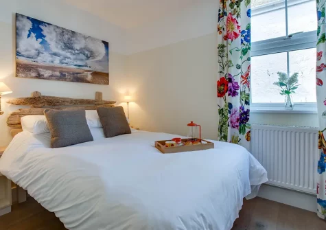 The bedroom at Up In The Ayr, St Ives