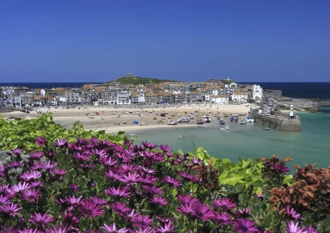 St Ives' busy harbour is at the heart of the town's historic fishing community