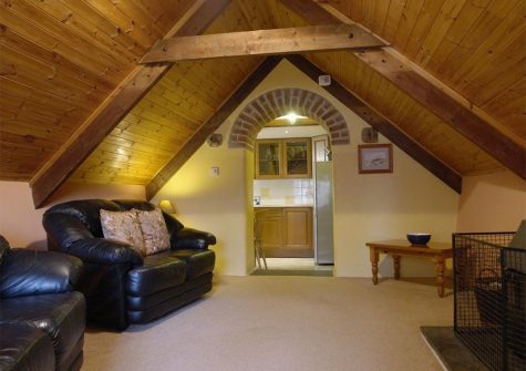 The living area at Upover Tresungers, St Endellion